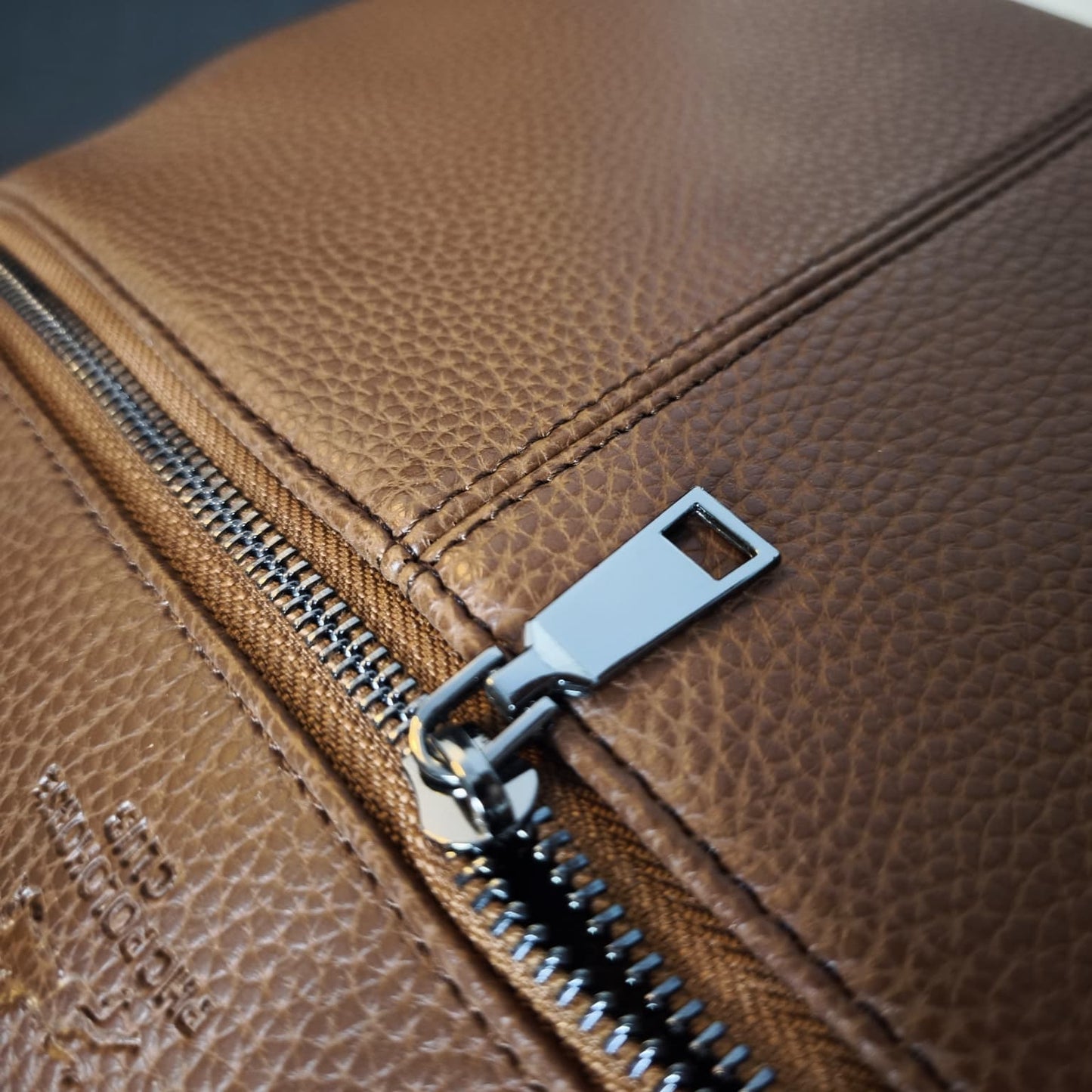 Kahverengi Suni Deri Evrak Çantası