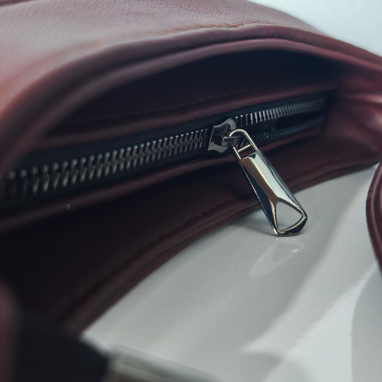 Lina Kadın Çantası – Mürdüm | M&E&Y Deri