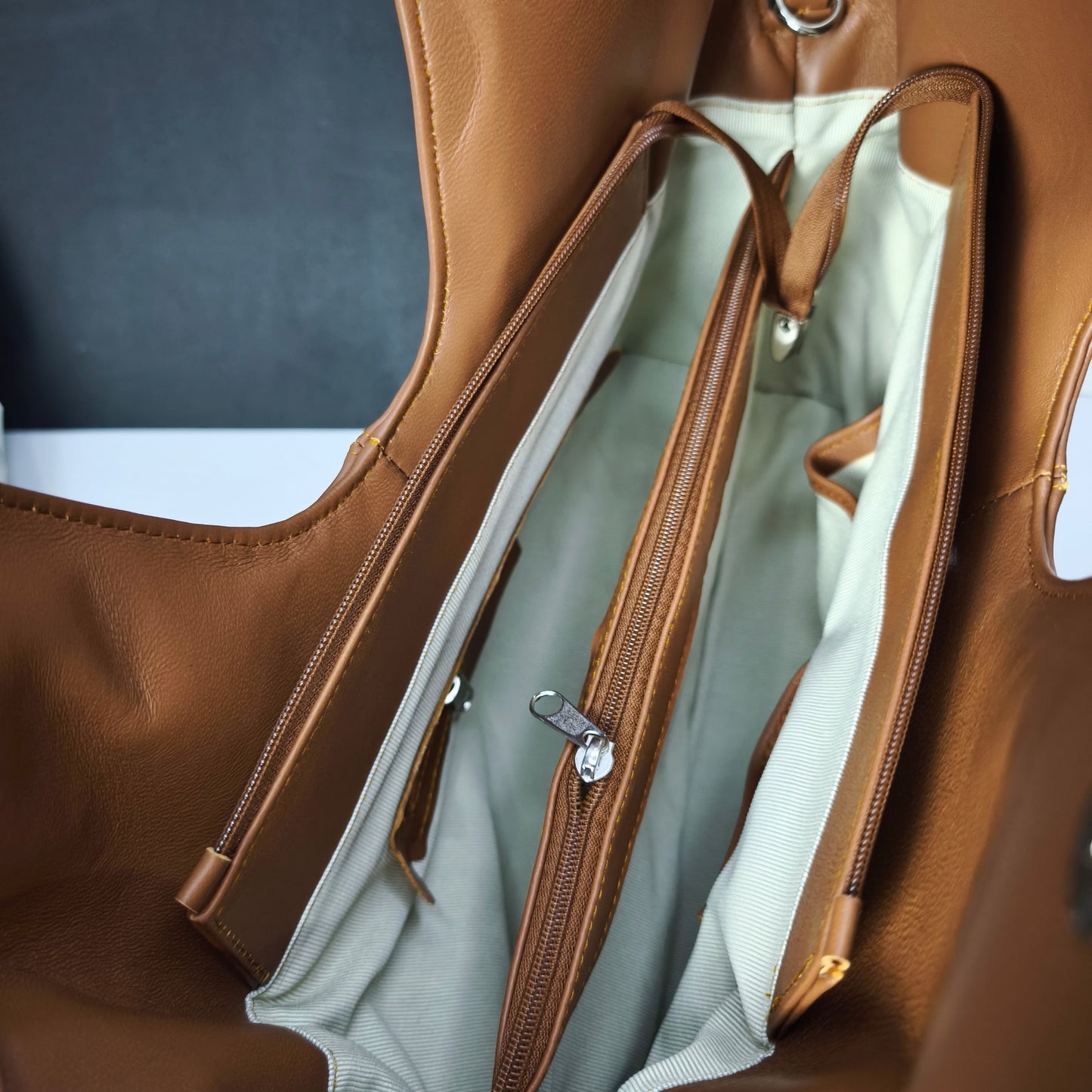 Tarçın Rengi Soft Saplı Günlük Çanta